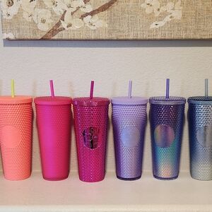 Colorful Studded Tumblers Set